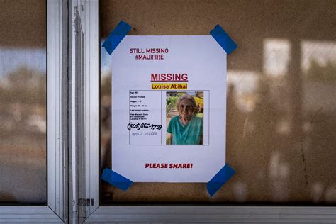 After deadly wildfires, Maui confronts the challenge of finding more than 800 missing people